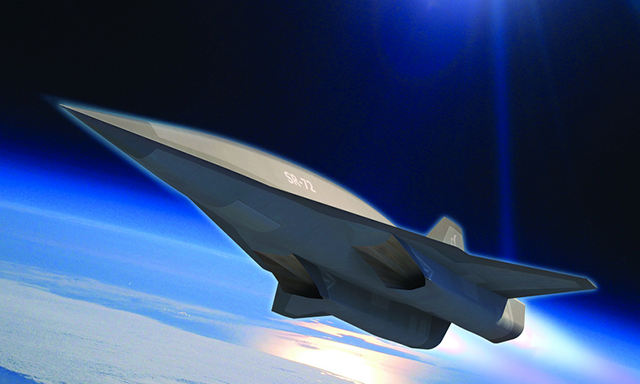 Drawing of the Sr-72.  Image Credit: Lockheed Martin