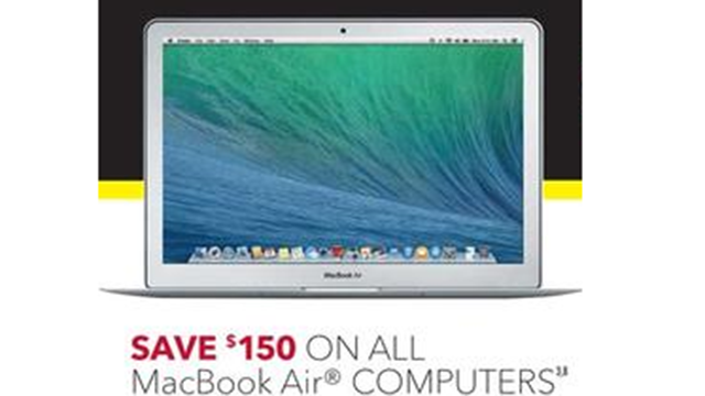 save 150 on macbook air