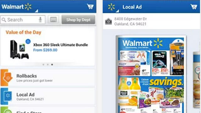 walmart iphone android app