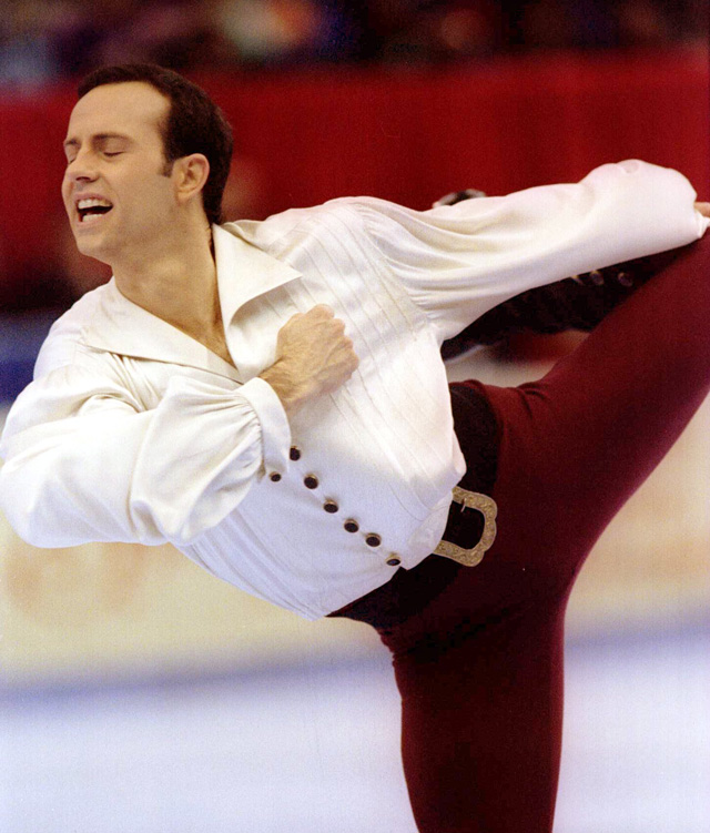 Brian Boitano performs at the U.S. National Figure Skating Championships in 1994 in Detroit. Today he came out to the world. 