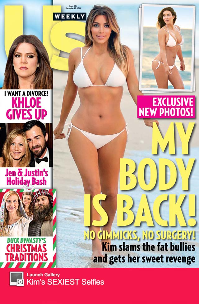 Kim Kardashian Bikini Photos Post-Baby, Kim Kardashian Body After Baby, Kim Kardashian Us Weekly Bikini, Kim Kardashian Post-Baby Body, Kim Kardashian After Baby Bikini Pics, Kim Kardashian First Bikini Pics