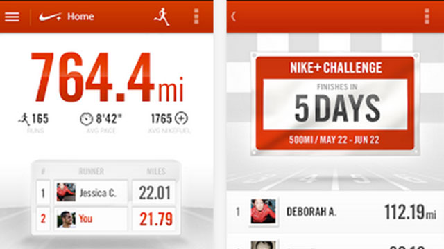 nike+ running app for ios and android