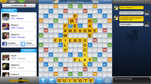 words with friends android app