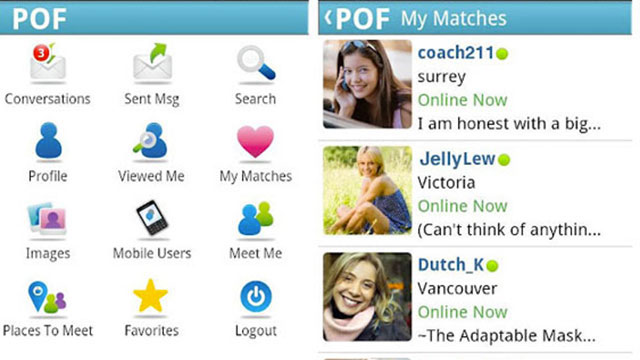 best dating apps for iphone and android pof app