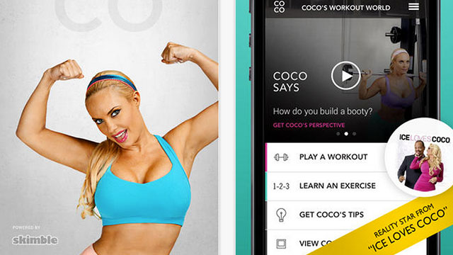 coco's workout world iphone app