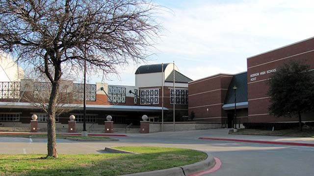Hebron High School in Lewisville, Texas is on lockdown after a male student phoned in a bomb threat from inside the school.