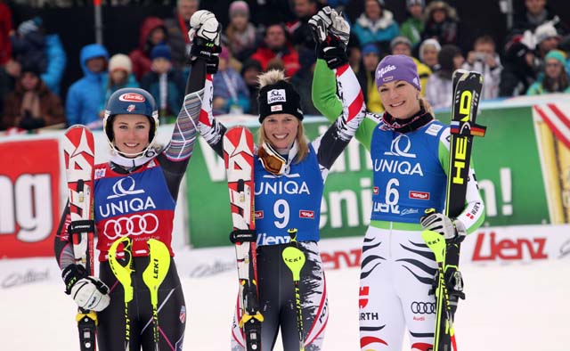Mikaela Shiffrin, Marlies Schild, Maria Höfl-Riesch, Winter Olympic Games, Sochi