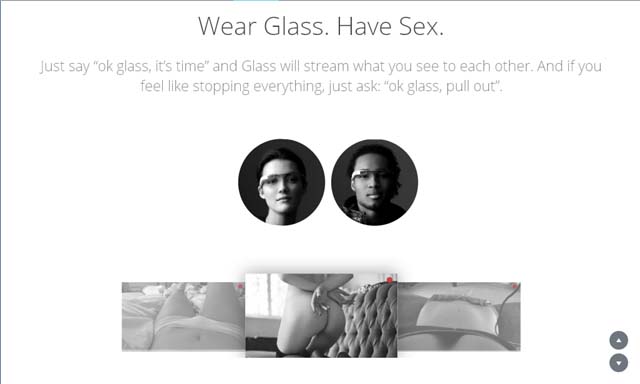 Sex with Glass, Glass Sex, Google Sex App