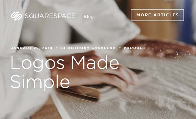 Squarespace's logos are designed with images from The Noun Project and Google Fonts. (Squarespace.com)