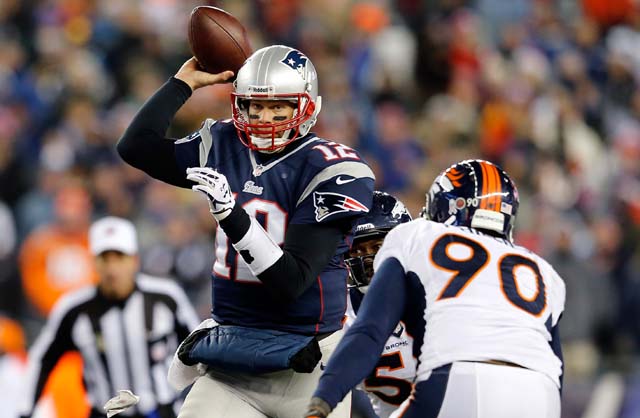 Tom Brady, Peyton Manning, New England Patriots, Denver Broncos, NFL Playoffs, AFC Championship game
