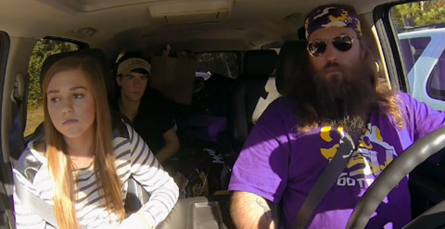 LSU game duck dynasty, willie robertson family, willie robertson kids, duck dynasty season 5