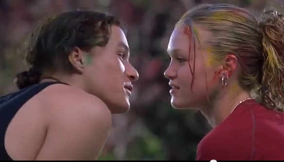 heath ledger, julia stiles, 10 things i hate about you, romantic movies, valentines day movies