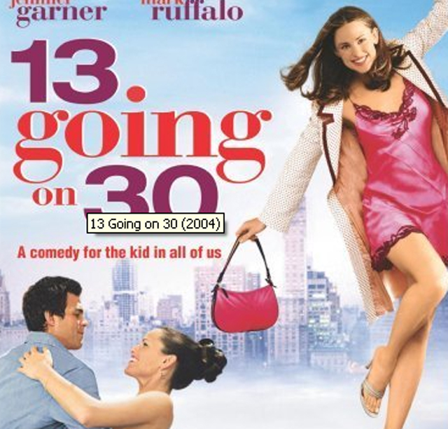 13 going on 30, romantic movies, valentines day, mark ruffalo, jennifer garner