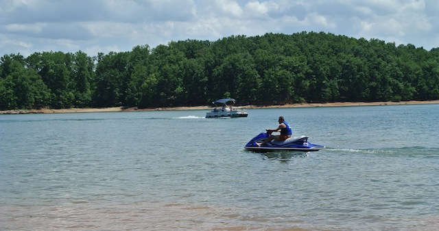 Lake Lanier where the accident occurred. (Getty)