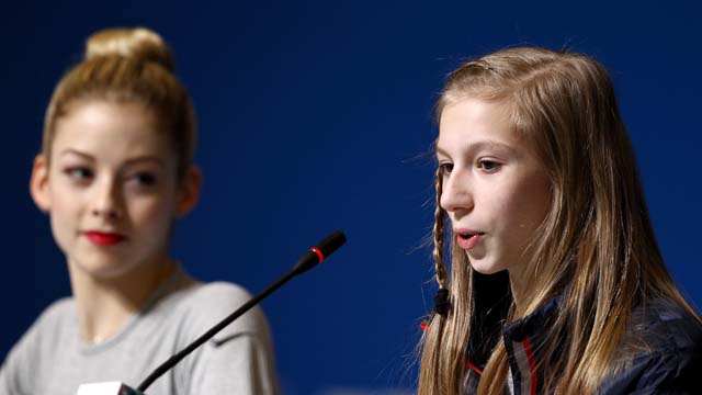 Polina Edmunds Team USA Sochi Twizzle Short Program Olympics Teenage Skater From California. 
