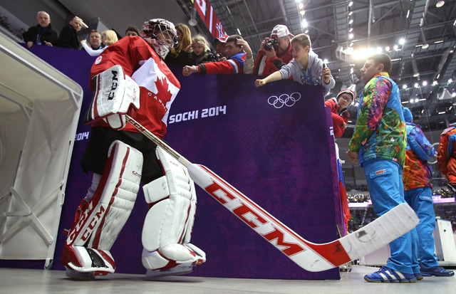 Carey Price Canadian Goalie Team Canada Team USA Sochi