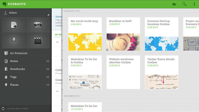 evernote android app