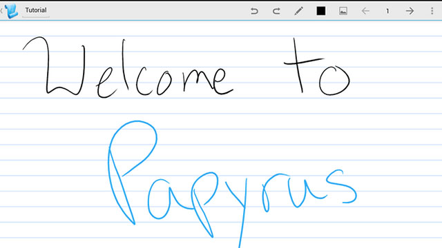 papyrus note-taking android app