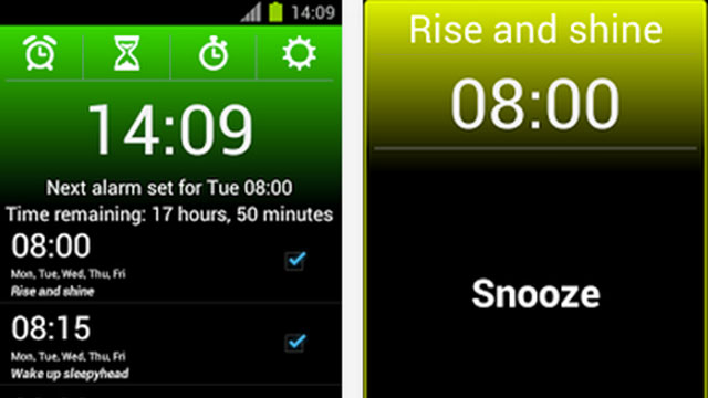 alarm clock extreme android app
