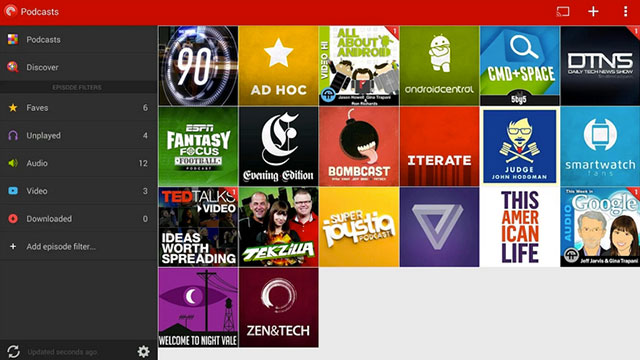 pocket casts android app