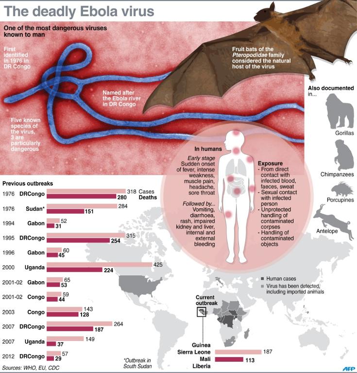Ebola virus symptoms
