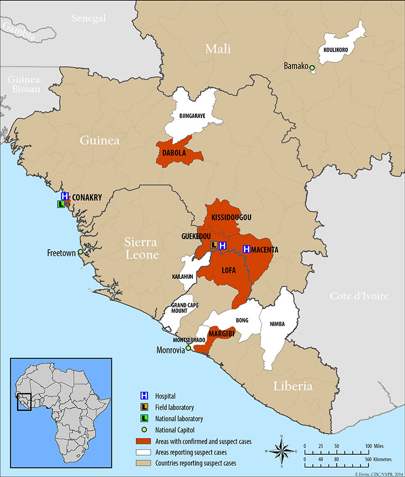 Ebola outbreak 2014