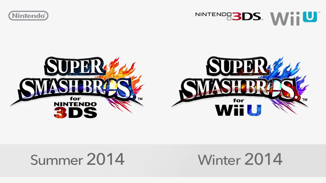 Super Smash Bros Wii U 3DS 