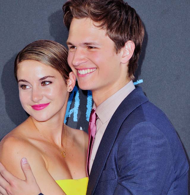 The Fault In Our Stars New York Premiere, shai and ansel, insurgent