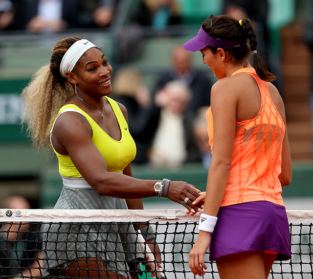 Garbine Muguruza, Serena Williams, French Open
