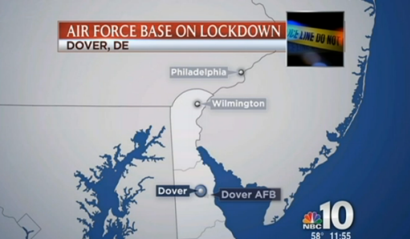 Delaware Air Force Base lockdown