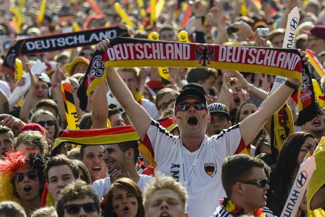 Germany Fans Brazil World Cup 2014