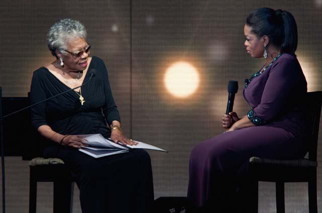 Angelou and Oprah, Maya angelou and oprah winfrey 
