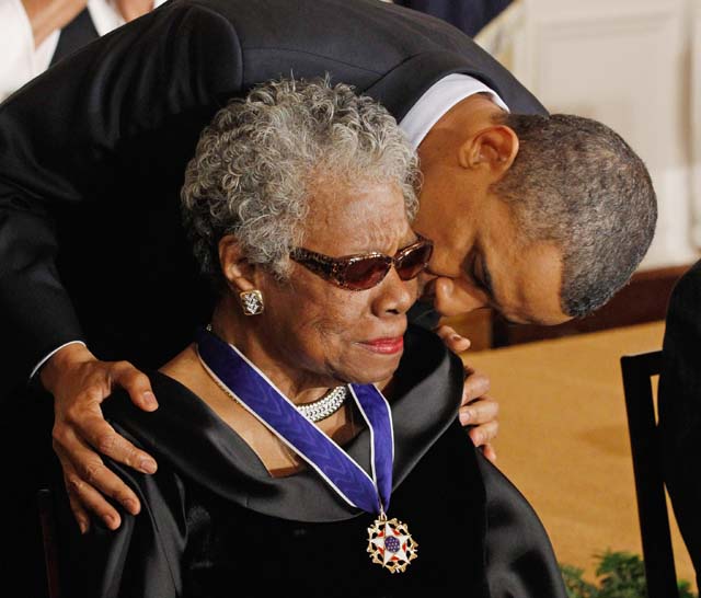 Maya and Obama, Maya Angelou President Obama 