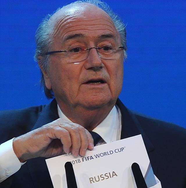 Sepp Blatter Russia 2018
