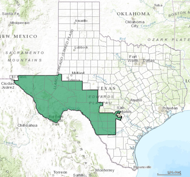 Pete Gallego congressional district, Texas 23rd Congressional district