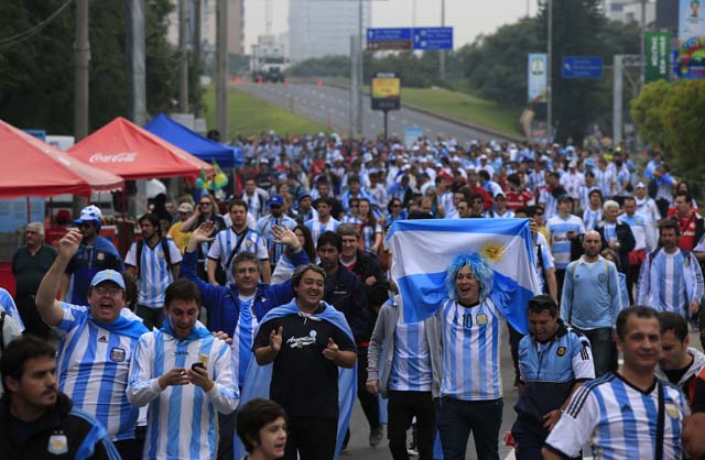 What's Argentina's fan chant