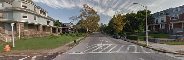 A street view of the corner of Piedmont  Ave and Garrison Blvd, near where Henderson was found. (Google Maps)