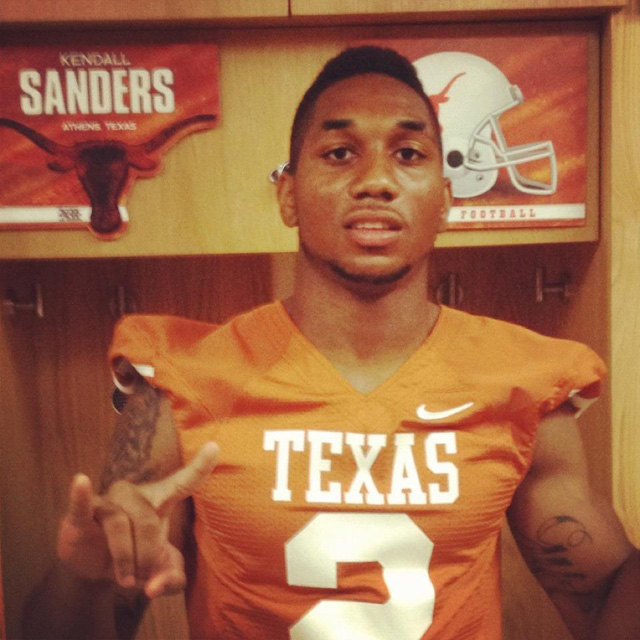 University of Texas Football Player Kendall Sanders charged with assault
