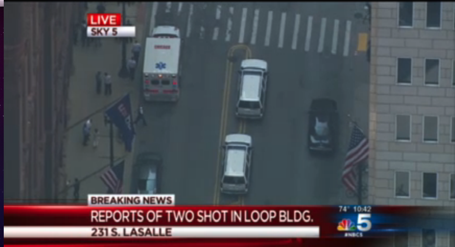 Shooting at Bank of America in Chicago