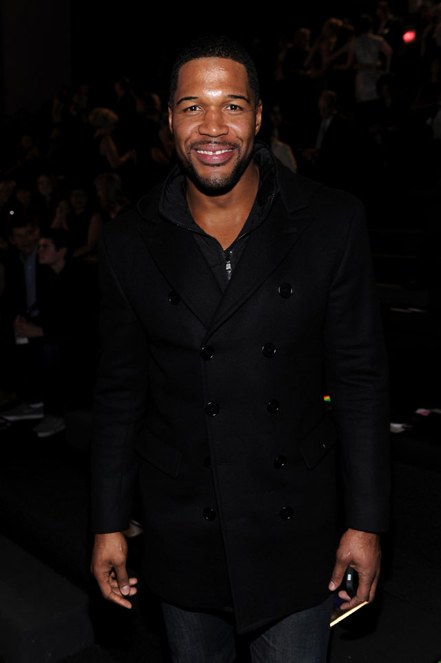 Michael Strahan threatened by homeless man, ABC studios Times Square