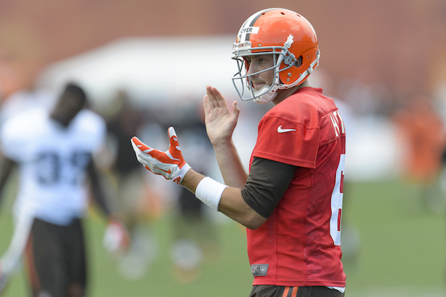 Hoyer in Browns camp July 13. (Getty)