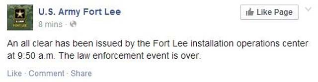 Fort Lee Army Facebook 
