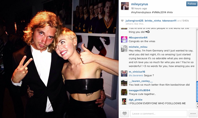 Is Miley dating homeless guy