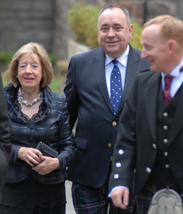 Alex Salmond Moria Salmond Wedding
