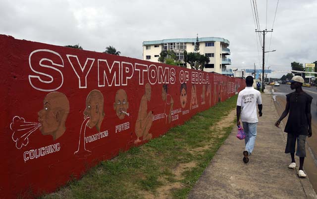 Ebola Symptoms Mural