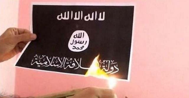 burn isis flag challenge pictures