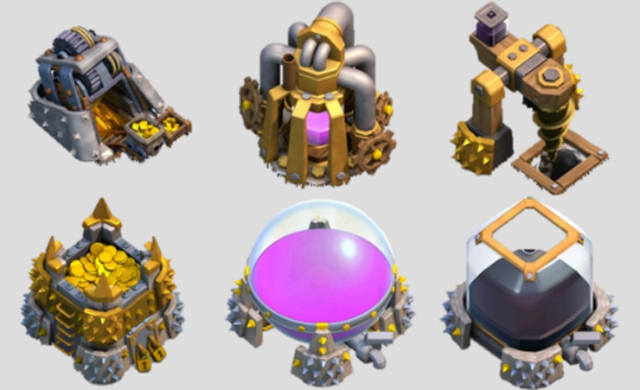 Clash of Clans Resource Buildings