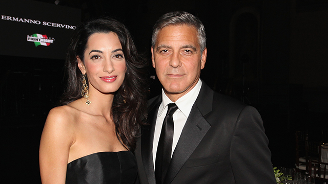Amal Alamuddin and George Clooney 