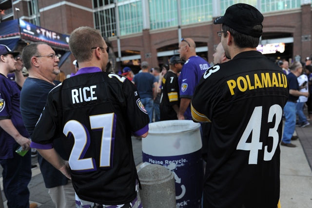 Ray Rice, Steelers vs. Ravens