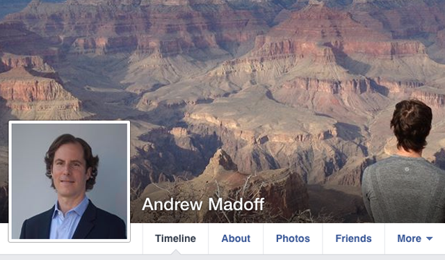 Andrew Madoff Facebook